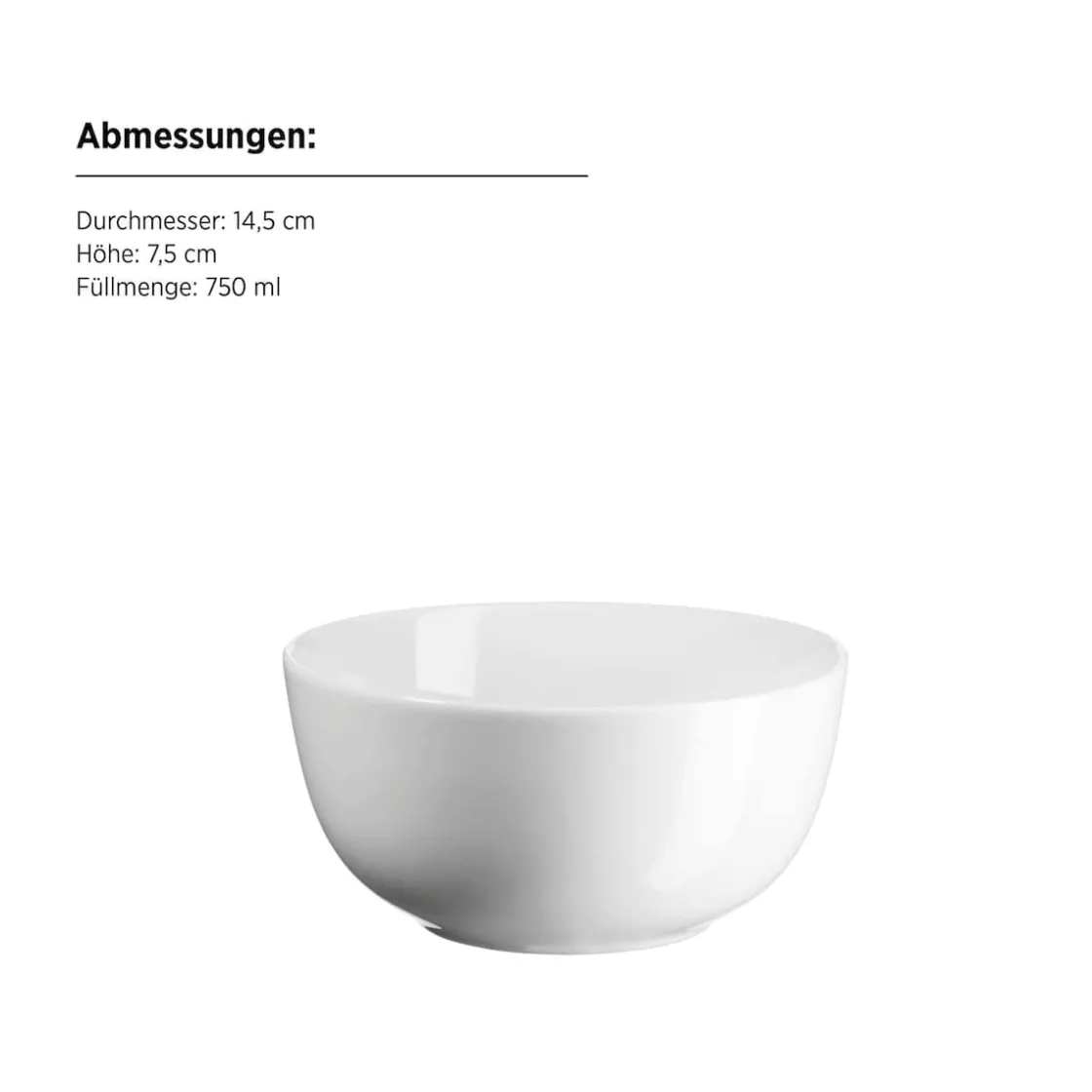 Schalen & Schüsseln|Die moderne Hausfrau Müslischüssel, Porzellan Barca