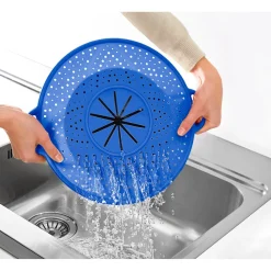 Geniale Küchenhelfer|Spritzschutz|Die moderne Hausfrau Multi-Küchenhelfer "8 in 1" blau