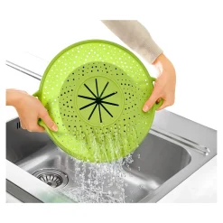 Geniale Küchenhelfer|Spritzschutz|Die moderne Hausfrau Multi-Küchenhelfer "8 in 1" grün