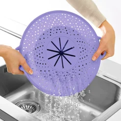 Geniale Küchenhelfer|Spritzschutz|Die moderne Hausfrau Multi-Küchenhelfer "8 in 1" lila