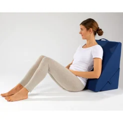 Kissen·Beinkissen|Die moderne Hausfrau Multi-Keilkissen „7 in 1“ blau