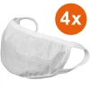 Mund- Und Nasenmasken|Mund- Und Nasenmasken|Die moderne Hausfrau Mund- und Nasenmaske, PO, 4er Pack weiß