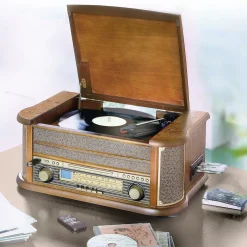 Unterhaltungselektronik|Die moderne Hausfrau Musikanlage "Plattenspieler"