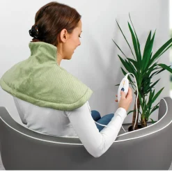 Die moderne Hausfrau Nacken- und Schulter-Heizkissen grün