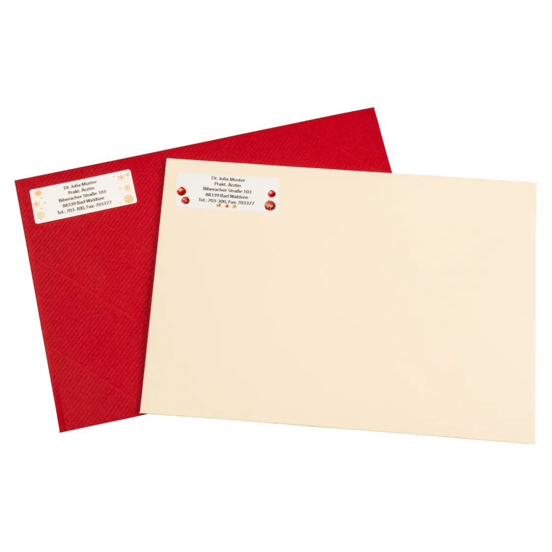 Bürobedarf|Die moderne Hausfrau Namensaufkleber "Kuglen", 300 Stück Sterne