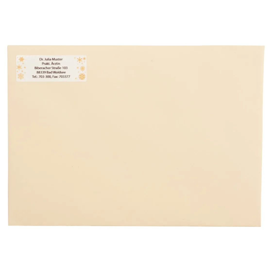 Bürobedarf|Die moderne Hausfrau Namensaufkleber "Kuglen", 300 Stück Sterne