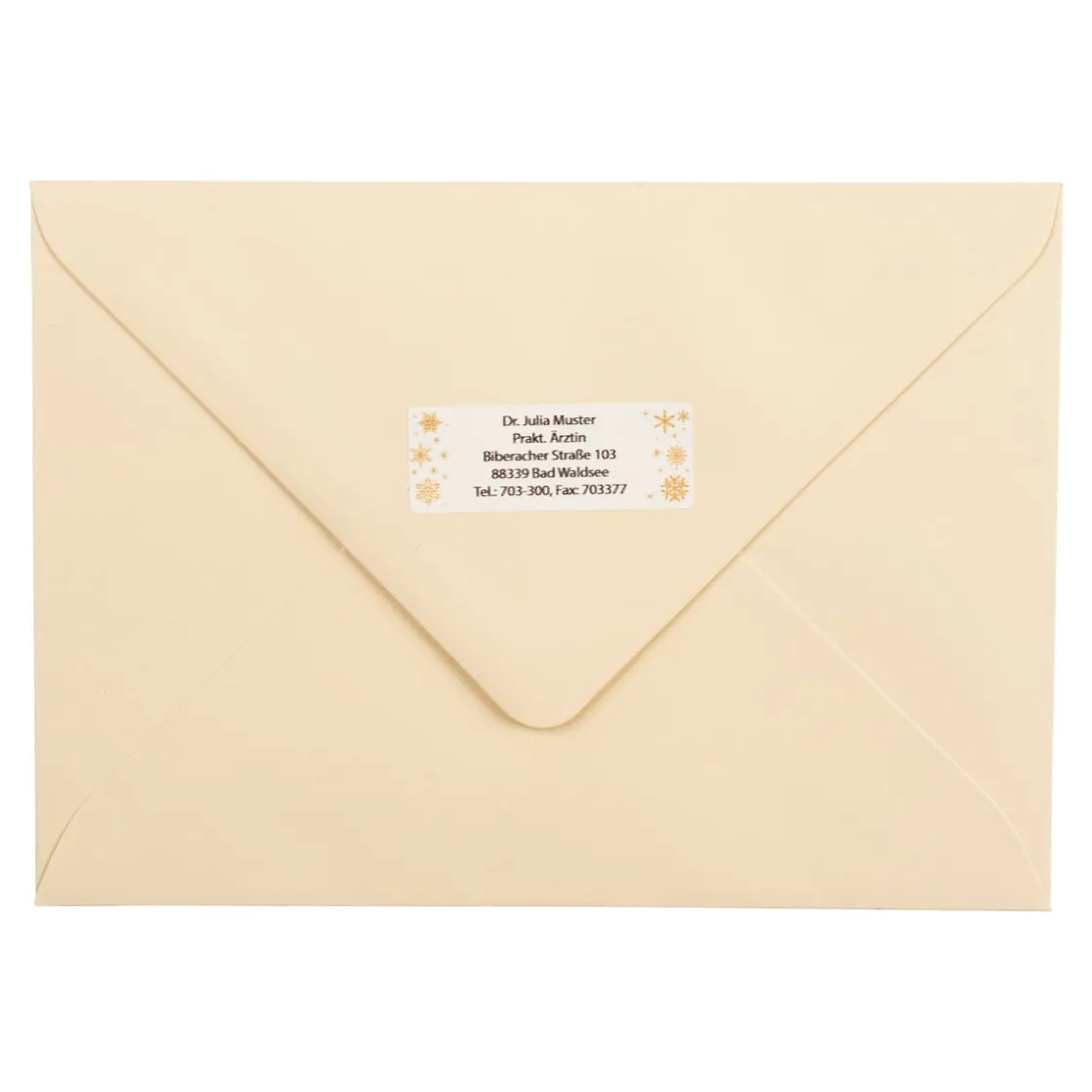 Bürobedarf|Die moderne Hausfrau Namensaufkleber "Kuglen", 300 Stück Sterne