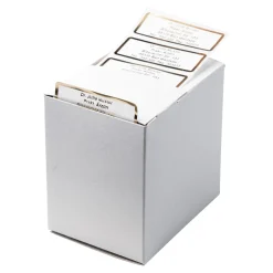 Bürobedarf|Die moderne Hausfrau Namensaufkleber "Schrifttyp B" gold