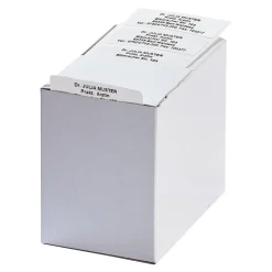 Bürobedarf|Die moderne Hausfrau Namensaufkleber "Schrifttyp A" schwarz