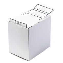 Bürobedarf|Die moderne Hausfrau Namensaufkleber "Schrifttyp B" silber