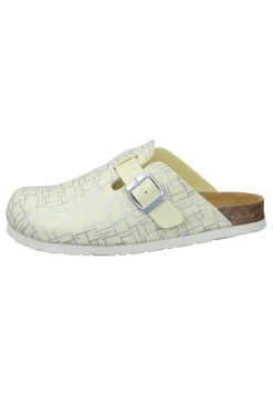 Hausschuhe|Die moderne Hausfrau NERPIO Clogs hellgel