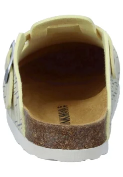 Hausschuhe|Die moderne Hausfrau NERPIO Clogs hellgel