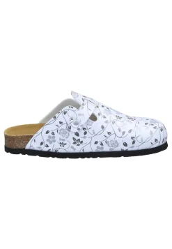 Hausschuhe|Die moderne Hausfrau NERPIO Clogs weiß