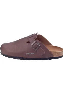 Hausschuhe|Die moderne Hausfrau NERPIO Herren Clogs braun