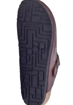 Hausschuhe|Die moderne Hausfrau NERPIO Herren Clogs braun