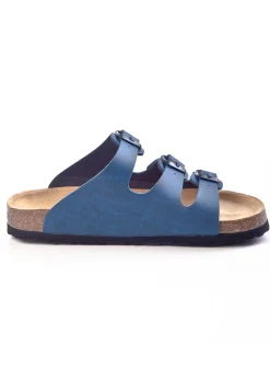 Damen Die moderne Hausfrau NOVELDA Pantoletten blau