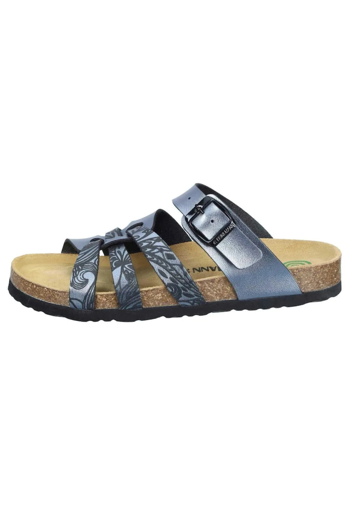 Damen Die moderne Hausfrau OLIVA Pantoletten grau