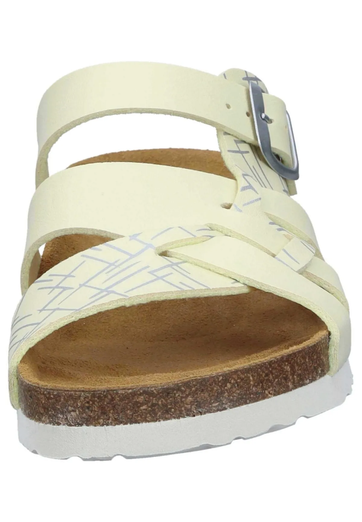 Damen Die moderne Hausfrau OLIVA Pantoletten hellgel