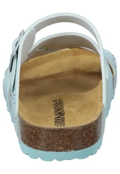 Damen Die moderne Hausfrau OLIVA Pantoletten hellgrün