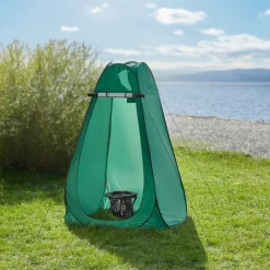 Die moderne Hausfrau Outdoor-Toilette