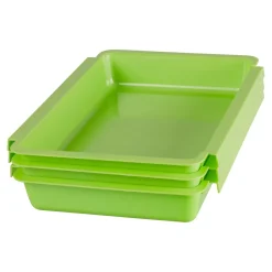 Geniale Küchenhelfer|Die moderne Hausfrau Panierschalen-Set, 3-teilig grün