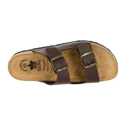 Pantoletten|Die moderne Hausfrau Pantolette Bioline Man braun