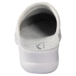 Pantoletten|Clogs & Pantoletten|Die moderne Hausfrau Pantolette mit Leder für Damen weiß