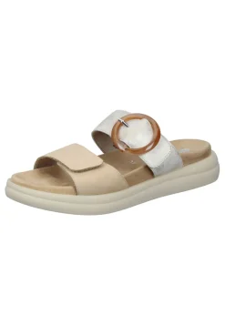 Pantoletten|Die moderne Hausfrau Pantoletten beige