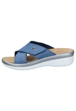 Pantoletten|Die moderne Hausfrau Pantoletten blau