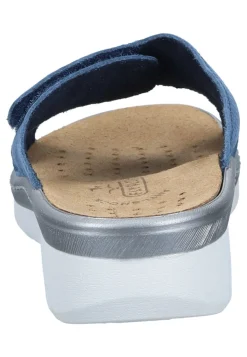 Damen Die moderne Hausfrau Pantoletten blau