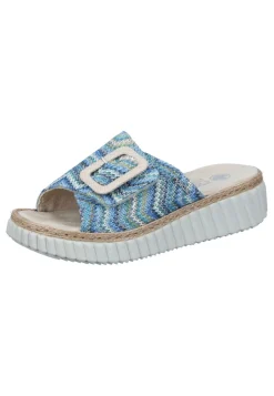 Pantoletten|Die moderne Hausfrau Pantoletten blau