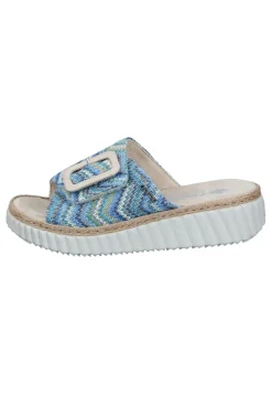 Pantoletten|Die moderne Hausfrau Pantoletten blau