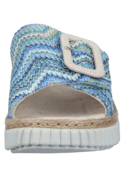 Damen Die moderne Hausfrau Pantoletten blau