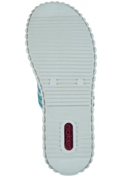 Damen Die moderne Hausfrau Pantoletten blau