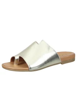 Pantoletten|Die moderne Hausfrau Pantoletten gold