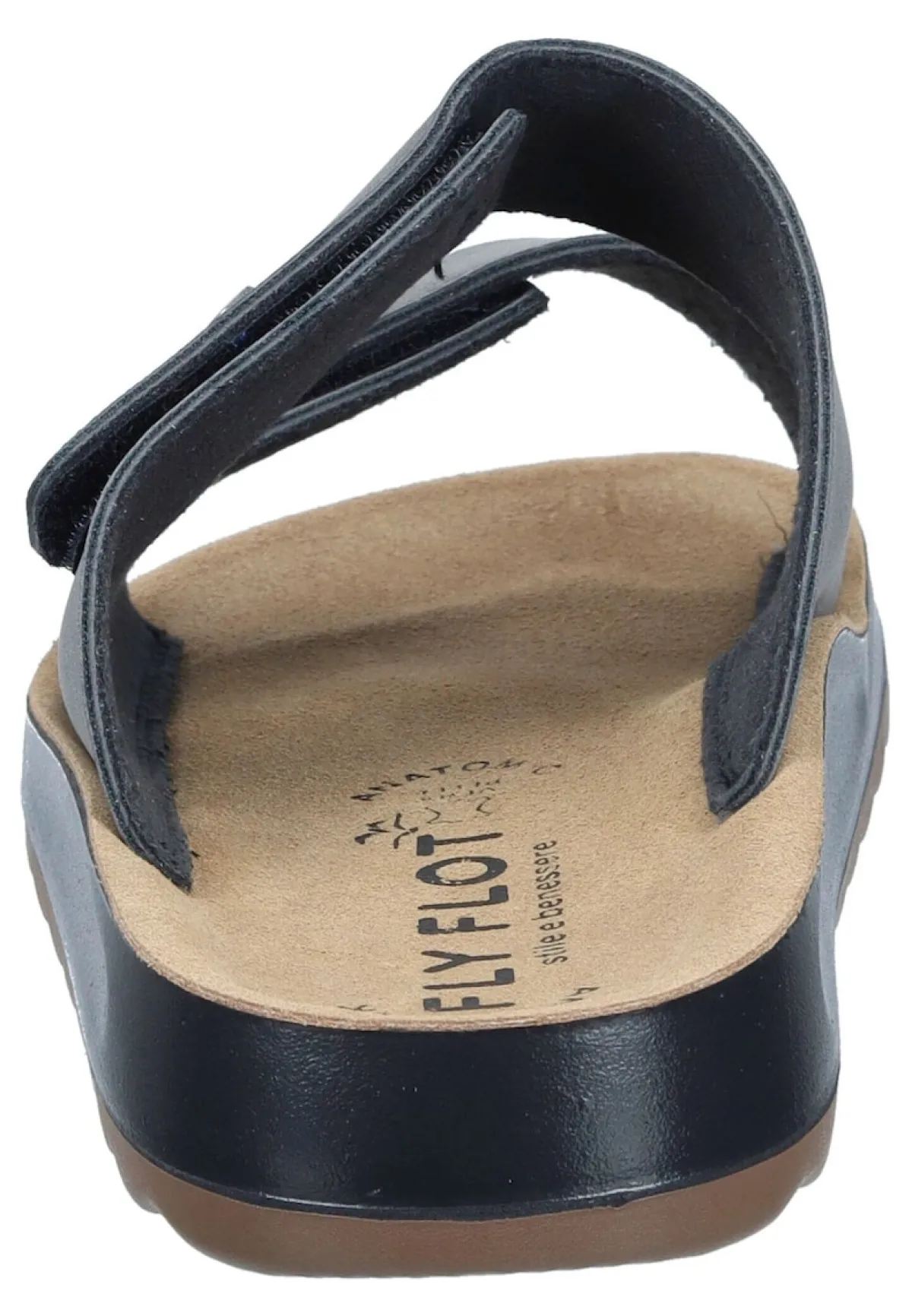 Herren Die moderne Hausfrau Pantoletten grau