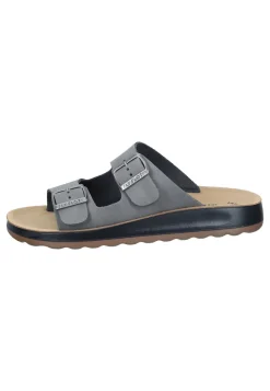 Clogs & Pantoletten|Die moderne Hausfrau Pantoletten grau