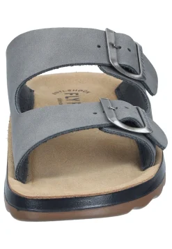 Herren Die moderne Hausfrau Pantoletten grau