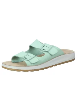 Pantoletten|Die moderne Hausfrau Pantoletten grün