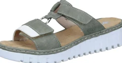 Pantoletten|Die moderne Hausfrau Pantoletten grün