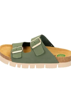 Pantoletten|Die moderne Hausfrau Pantoletten grün