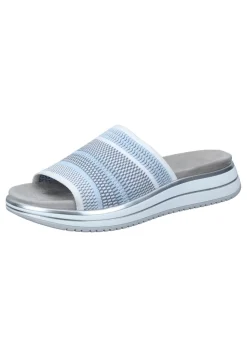 Pantoletten|Die moderne Hausfrau Pantoletten hellblau