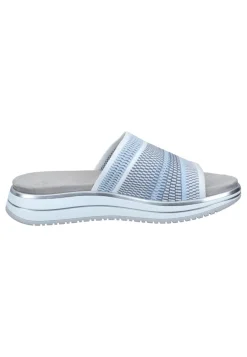 Pantoletten|Die moderne Hausfrau Pantoletten hellblau