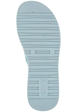 Pantoletten|Die moderne Hausfrau Pantoletten hellblau