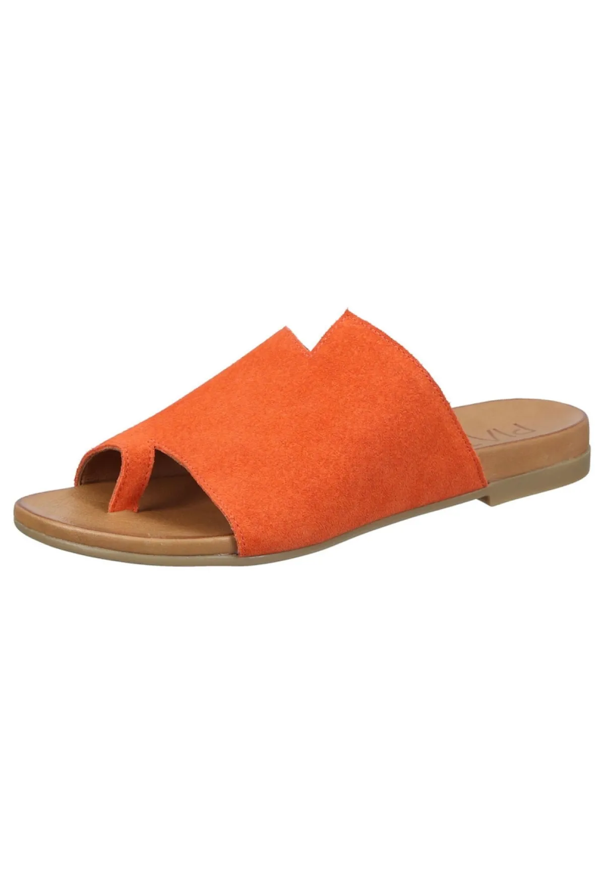 Damen Die moderne Hausfrau Pantoletten orange