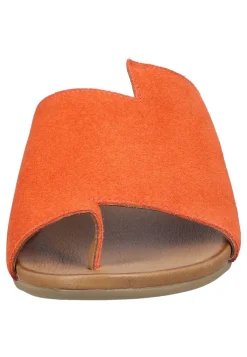Damen Die moderne Hausfrau Pantoletten orange