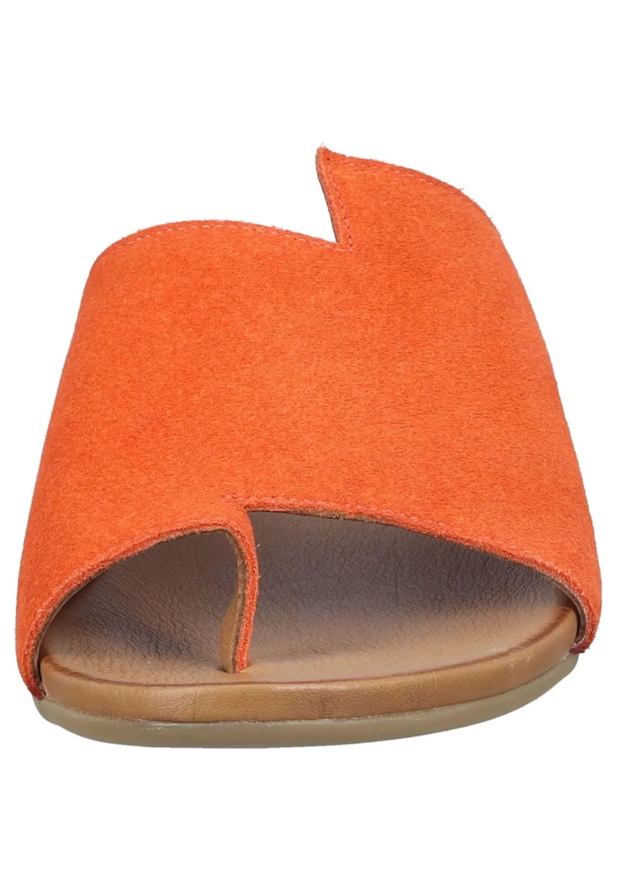 Damen Die moderne Hausfrau Pantoletten orange