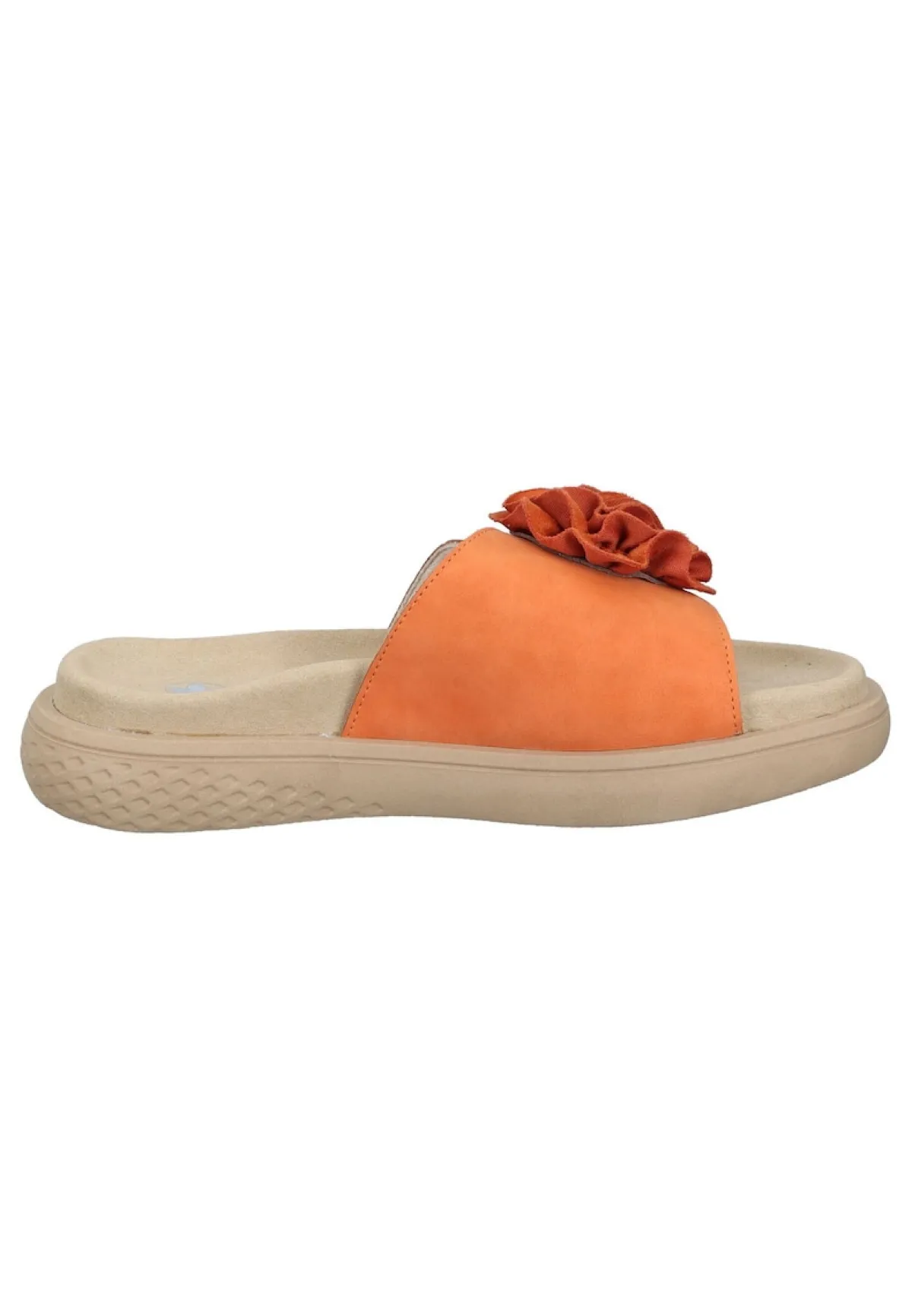 Damen Die moderne Hausfrau Pantoletten orange