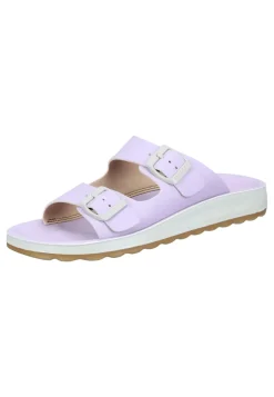 Pantoletten|Die moderne Hausfrau Pantoletten pflaume