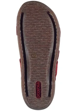 Pantoletten|Die moderne Hausfrau Pantoletten rot